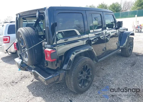 2021 Jeep Wrangler 4Xe Unlimited High Altitude 4X4 z USA, uszkodzony, nr VIN 1C4JJXP63MW767719